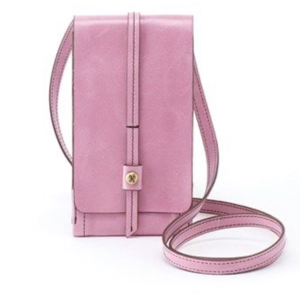 HOBO Token Crossbody Phone Bag in Pink